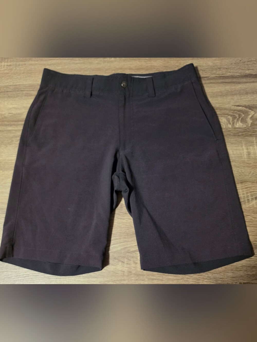 Untuckit Shorts Mens w32 Chino Preppy Golf Navy Black Chancellor Outdoor 40499